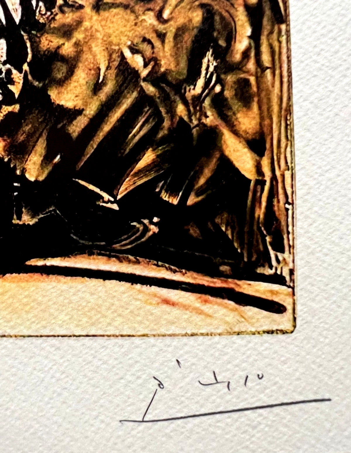 Pablo Picasso 'Bacchus' Lithograph Coa Signed