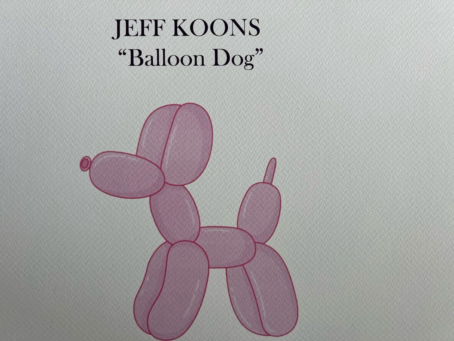 Jeff Koons Lithograph Mori Museum Coa Limited Edition Numbered 200Ex