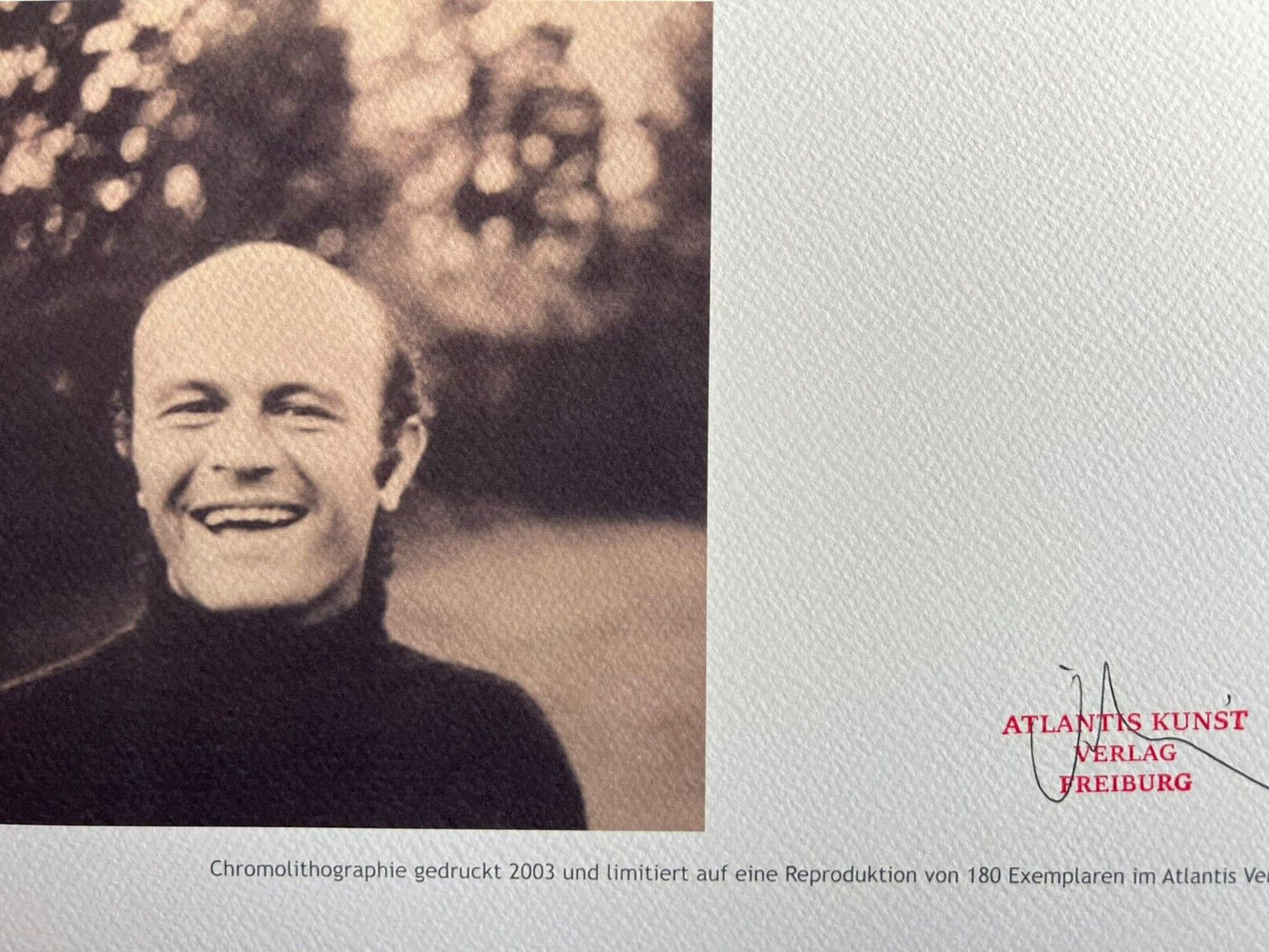 Jim Dine Lithograph Coa Signed Numbered 180 Ex