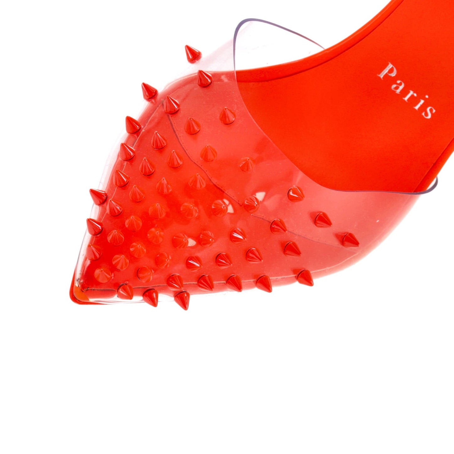 Christian Louboutin Women'S Spikoo Pumps Pvc 100