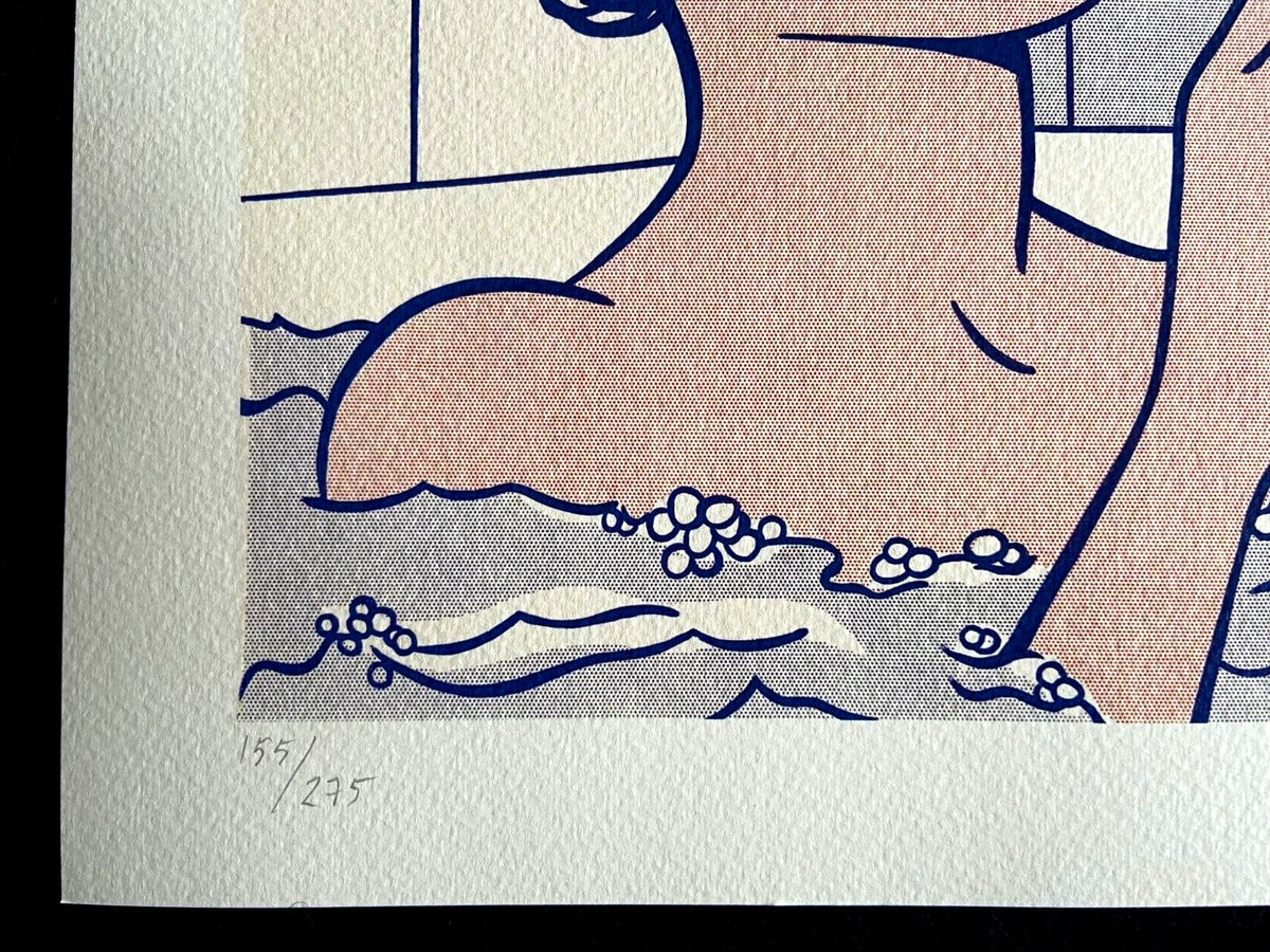 Rare Signed Numbered Lithograph by Roy Lichtenstein with COA