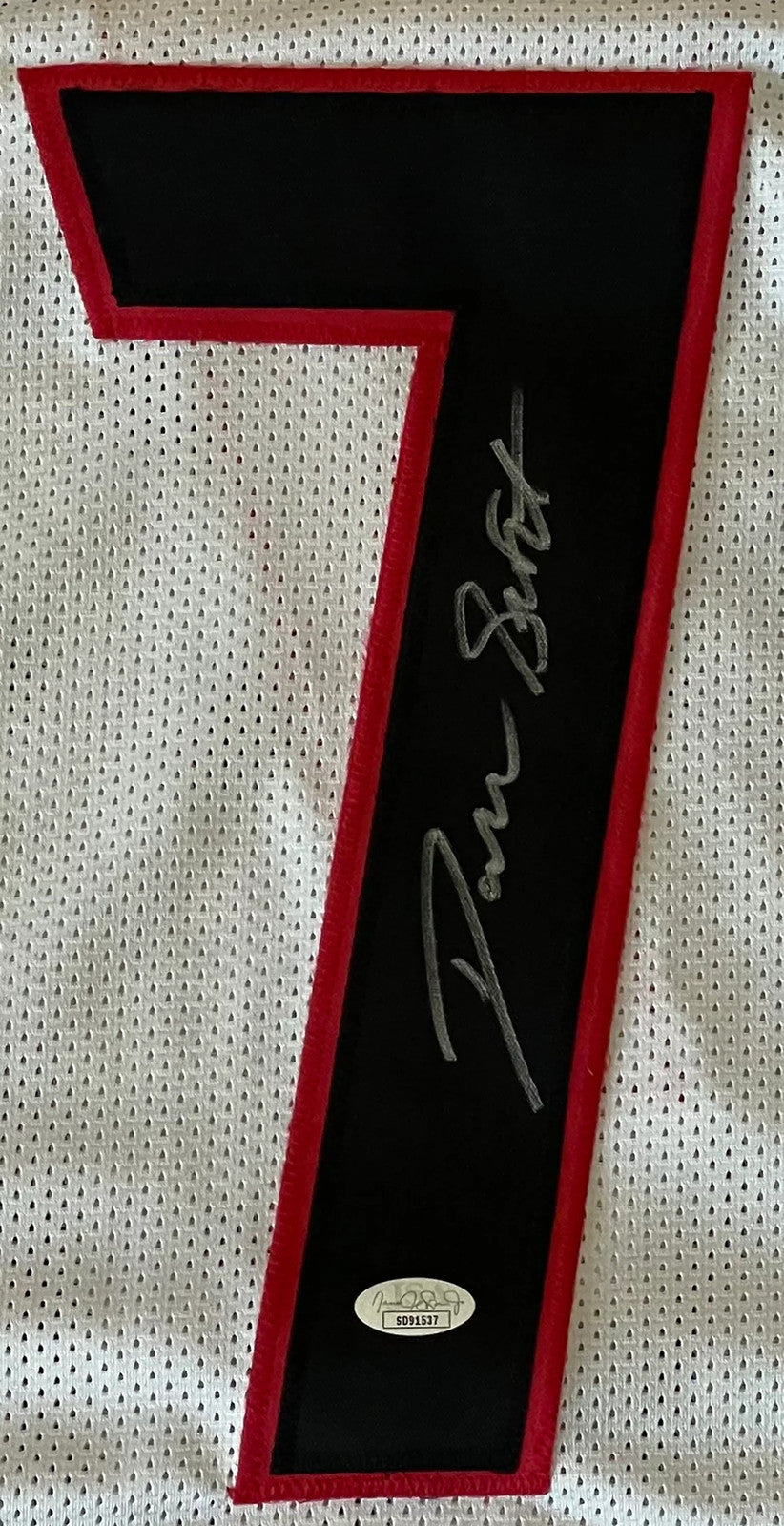 D'Andre Swift Autographed Georgia Custom Jersey (Jsa)