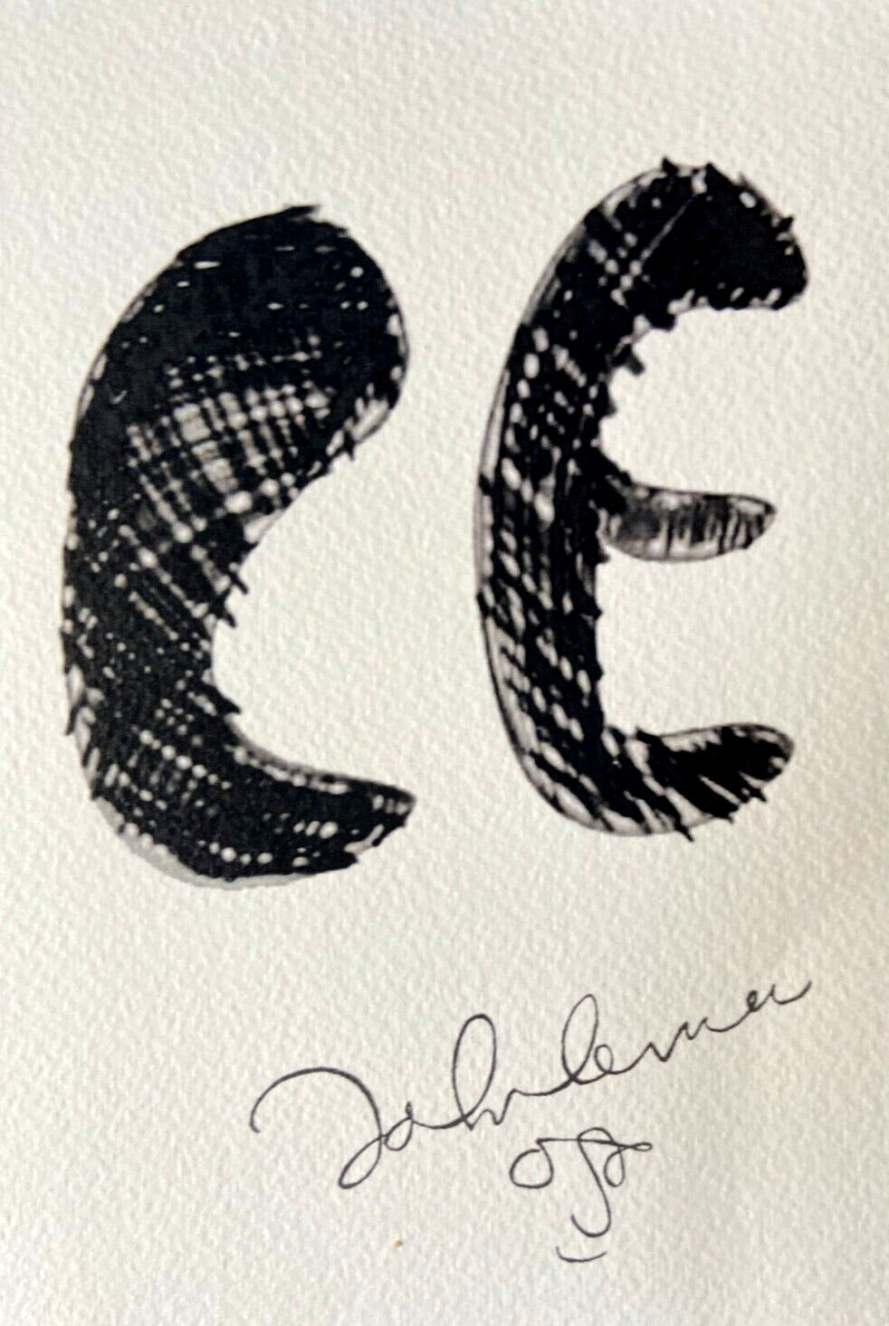 John Lennon & Yoko Ono, Lithograph 1986, 275 Ex