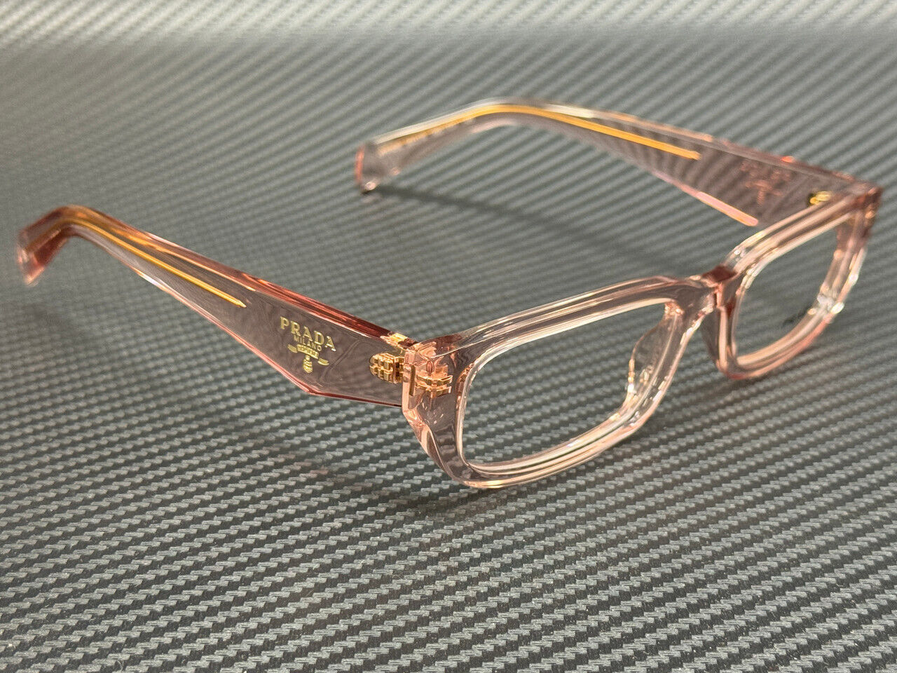 PRADA PR B05V 19Q1O1 Transparent Peach Women's 54