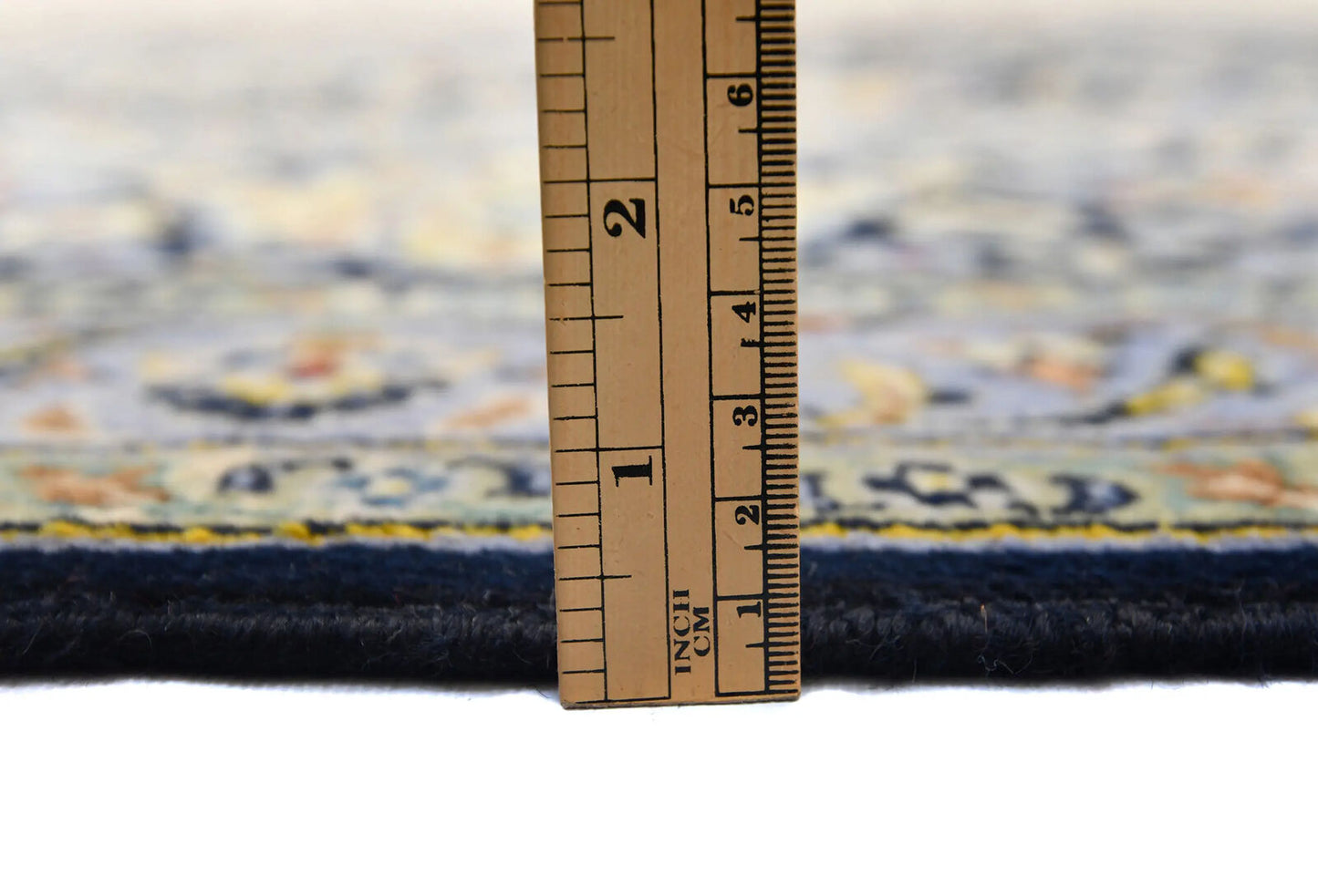 Handmade Oriental Rug Purple-Navy Medallion