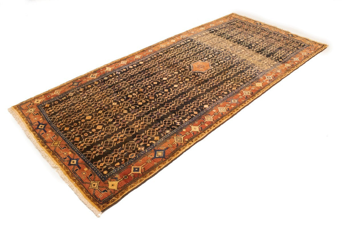 Vintage Tribal Style Handmade Oriental Runner Rug