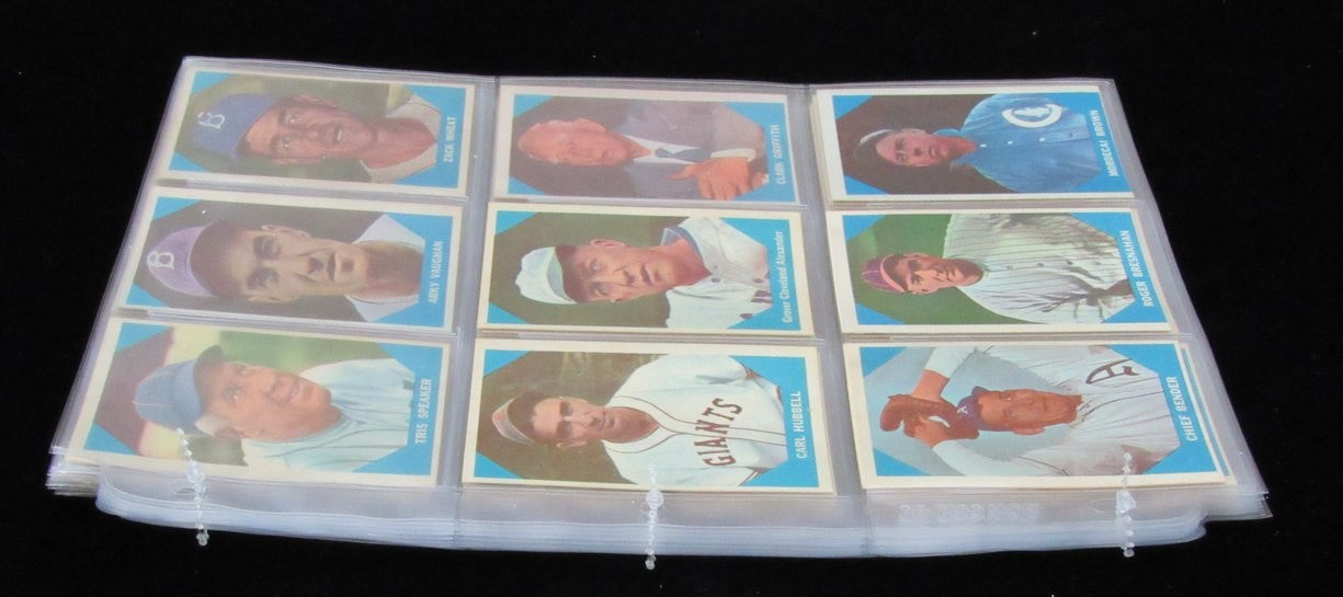 1960 Fleer Baseball Greats Complete Set (79) Ruth, Williams, Gehrig, Cobb 190558