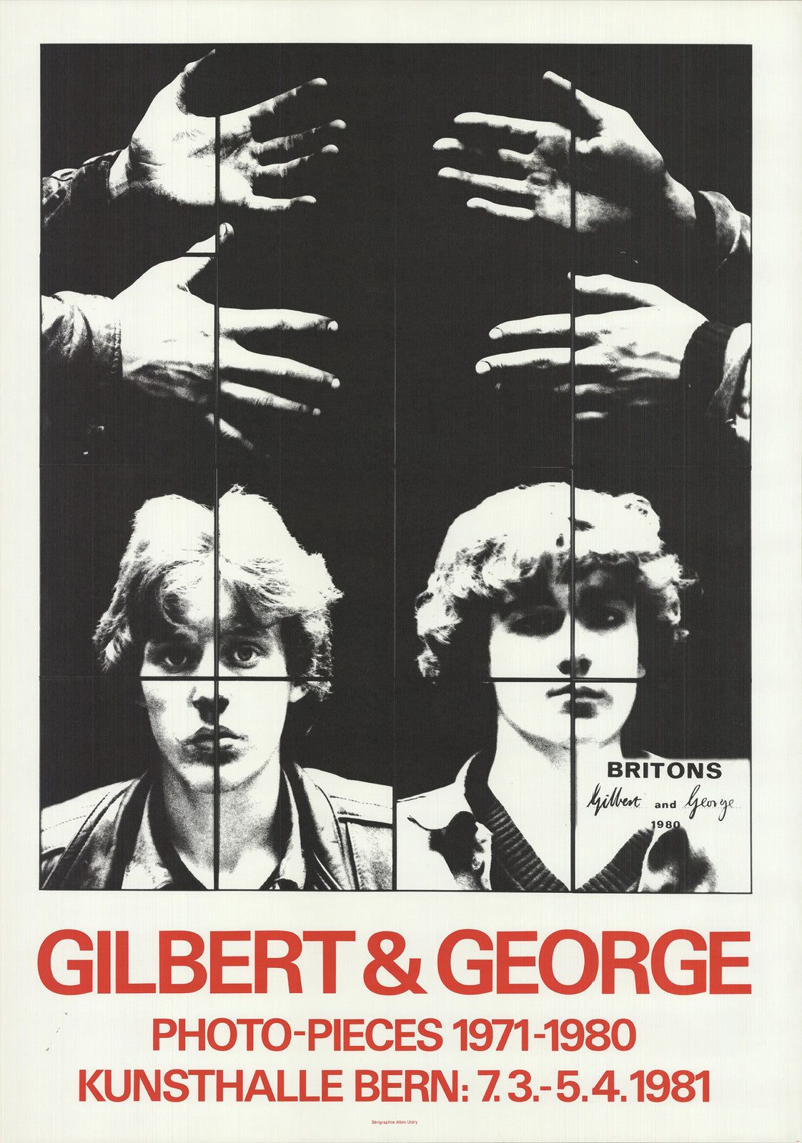GILBERT & GEORGE Photo-Pieces 1971-1980 Offset Lithograph 39.5" x 27.5"