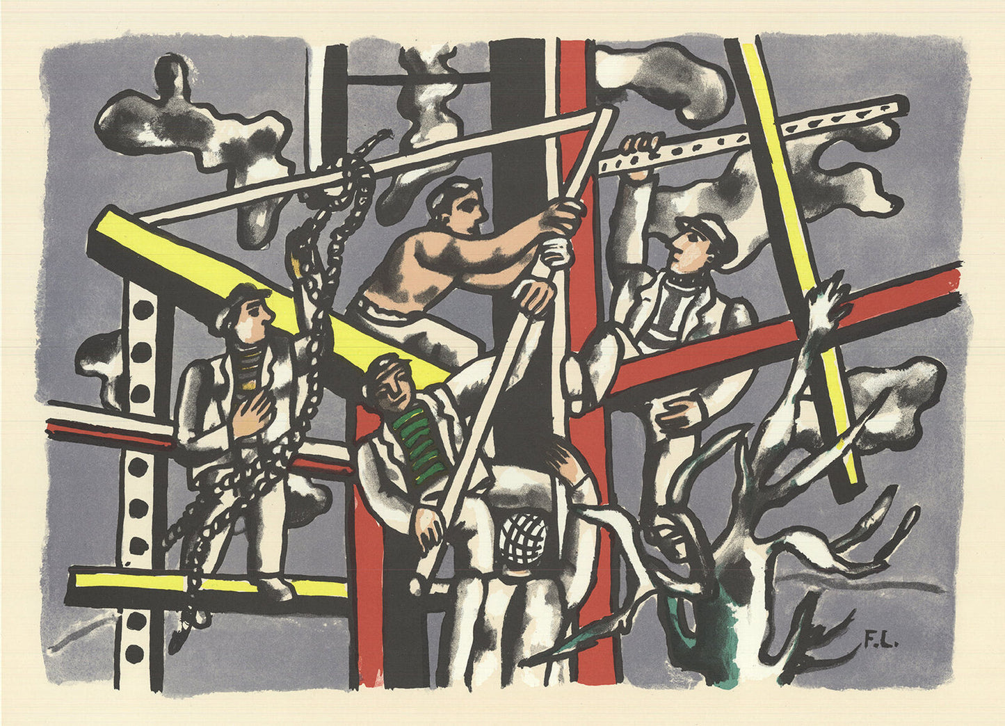 Fernand Leger Les Constructeurs " Poster Modernism