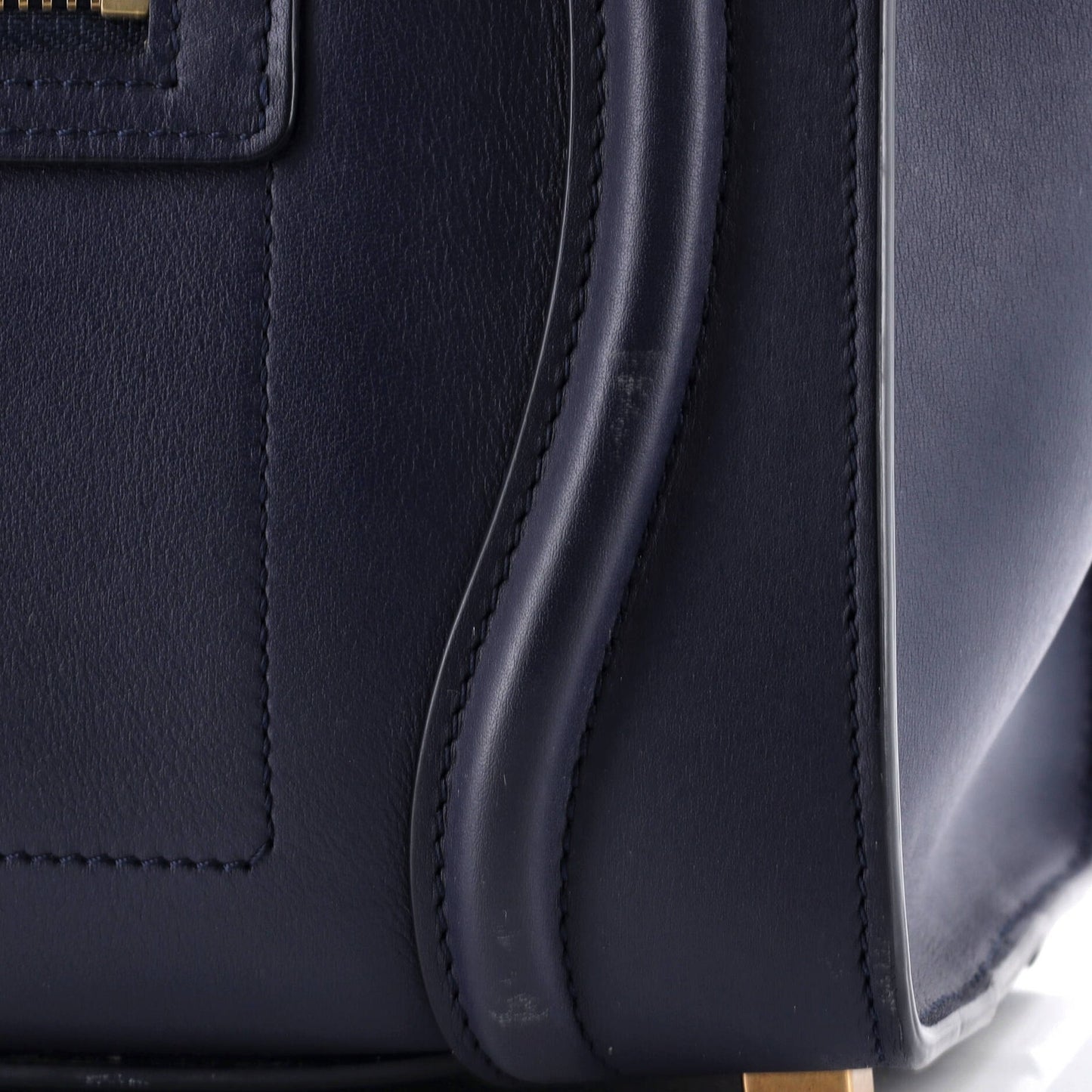 Celine Luggage Bag Smooth Leather Micro