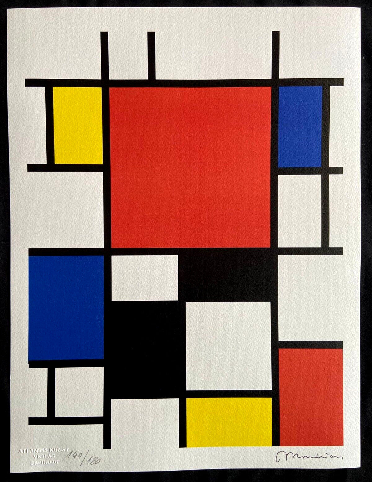 Piet Mondrian Lithograph 1978 180Ex