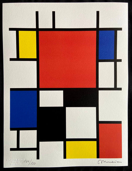 Piet Mondrian Lithograph 1978 180Ex