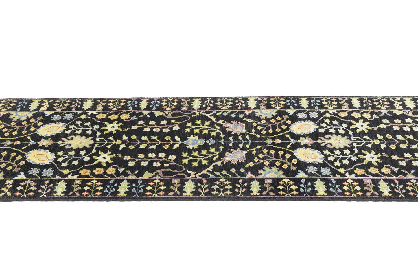 2'5X8 ft Black Tree of Life Chobi Oriental Runner