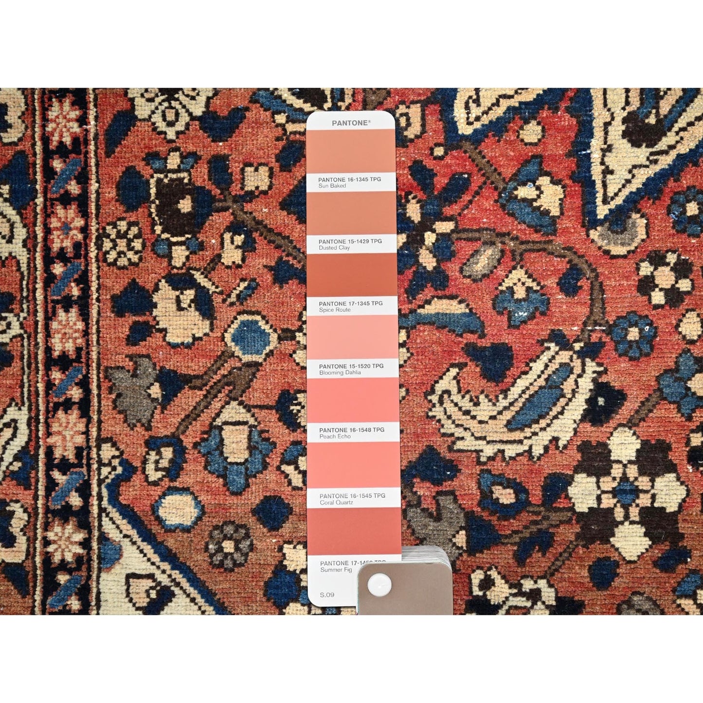 5'3"X8'6" Red Densely Woven Vintage Zoroastrian Baktiarjoon Oriental Rug
