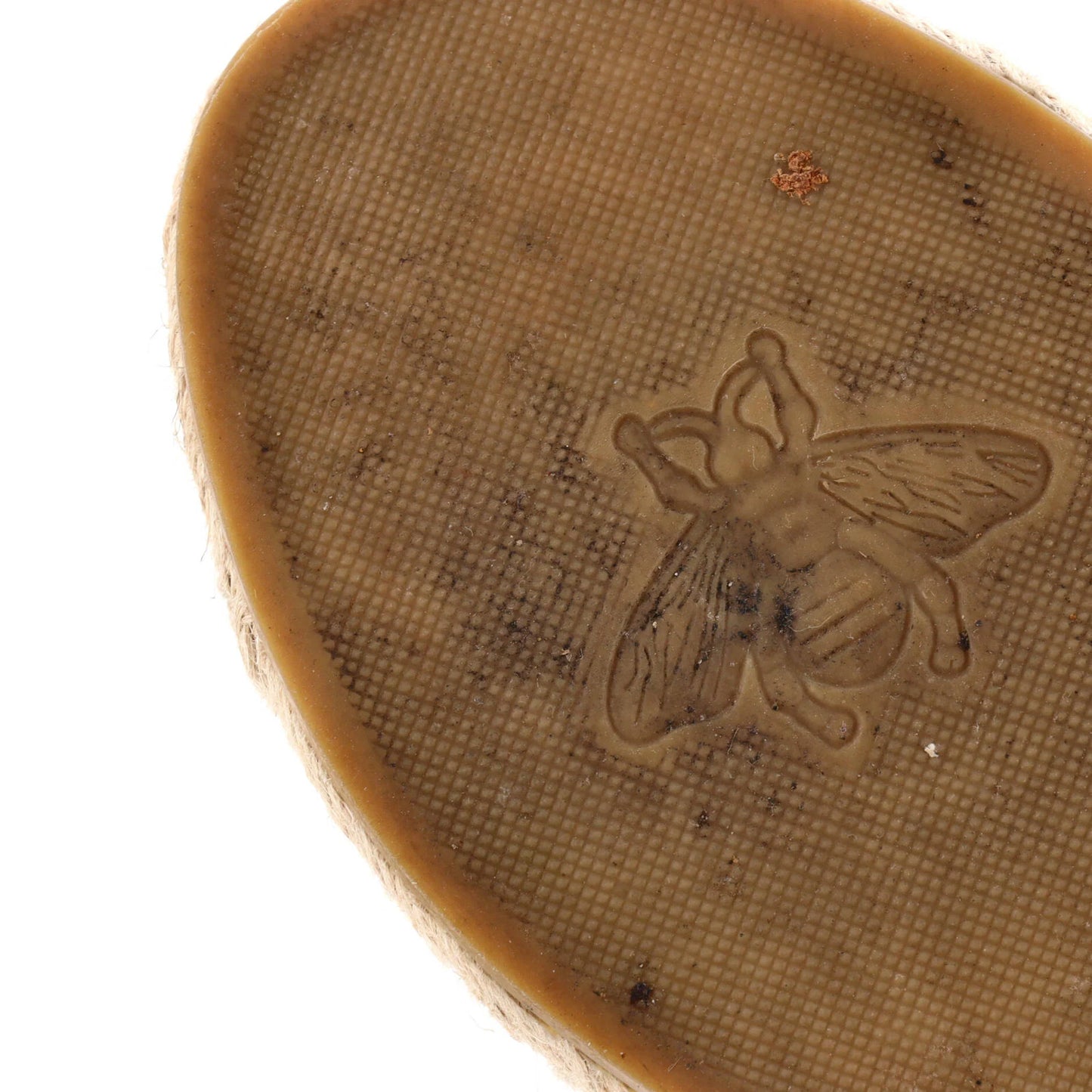 Gucci Women'S Gg Marmont Espadrilles Slide Sandals Diagonal Quilted Gg Canvas