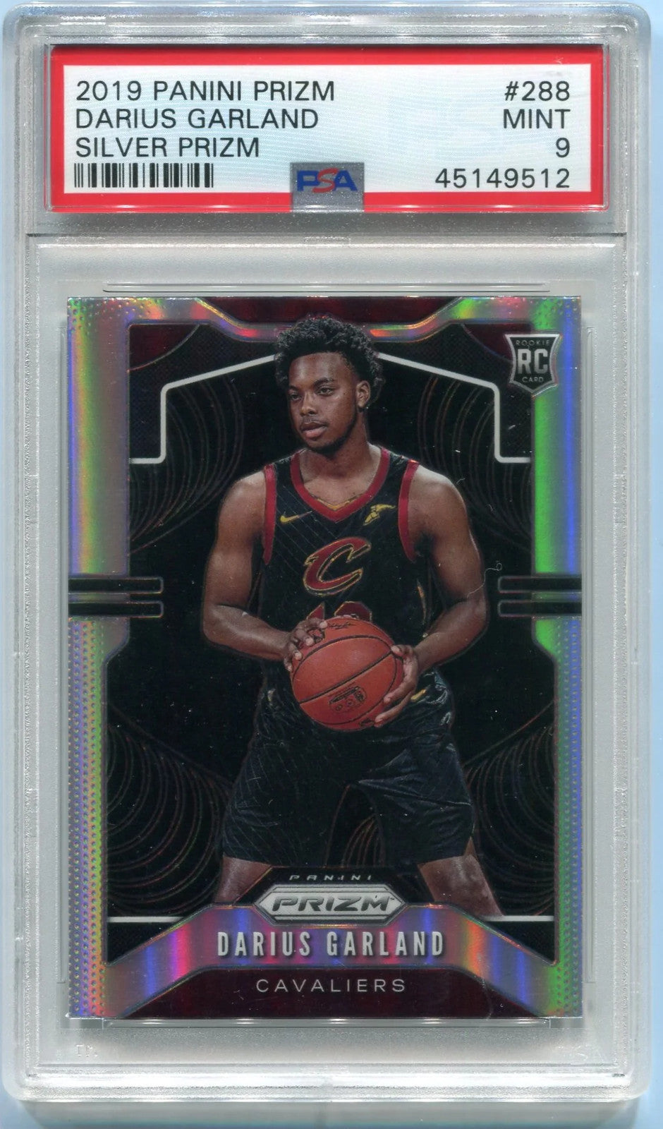 Darius Garland 2019 Panini Silver Prizm Psa 9