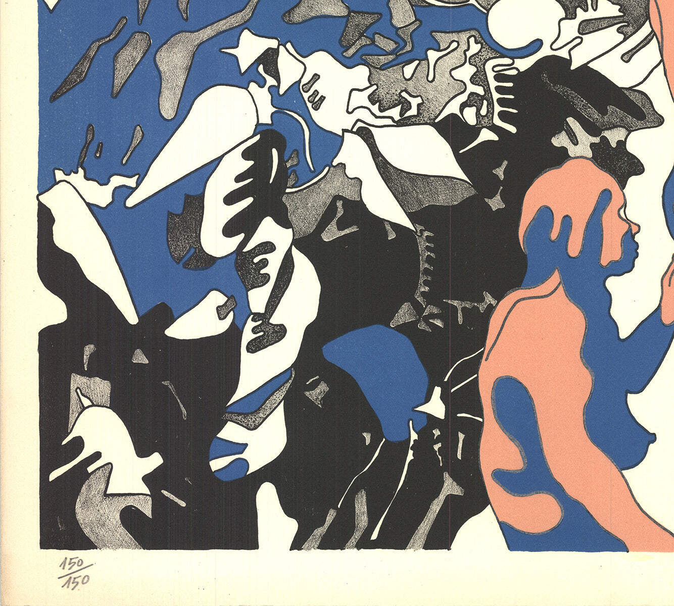 Henri Cueco Untitled Signed " Lithograph Contemporary