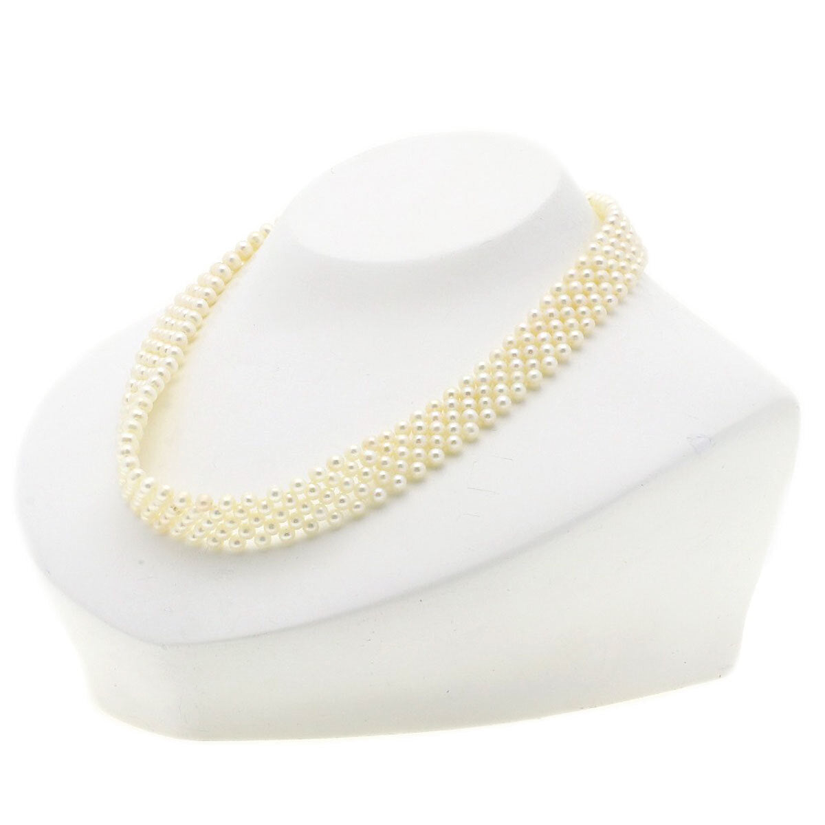 Freshwater Pearl Pearl Necklace Silver 29.7g