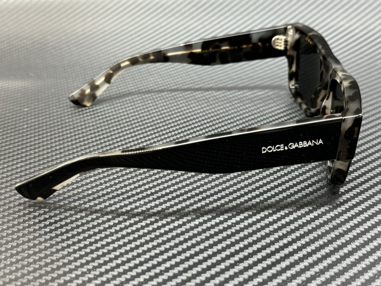 DOLCE & GABBANA DG4451 340387 Havana Dark Grey Men's 57 mm Sunglasses