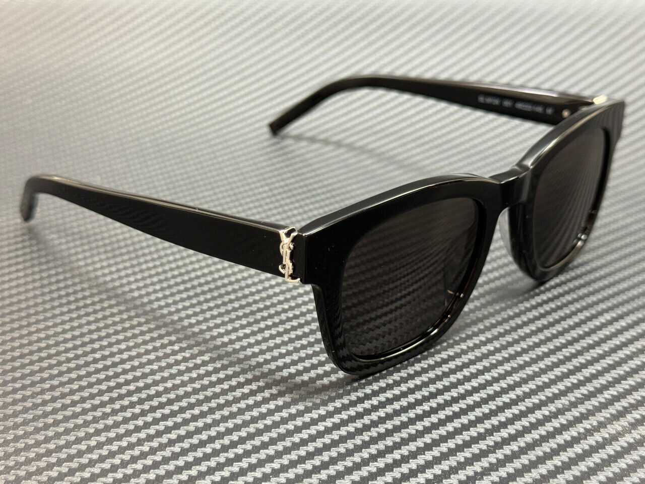 SAINT LAURENT SL M124 001 Black Dark Grey Unisex