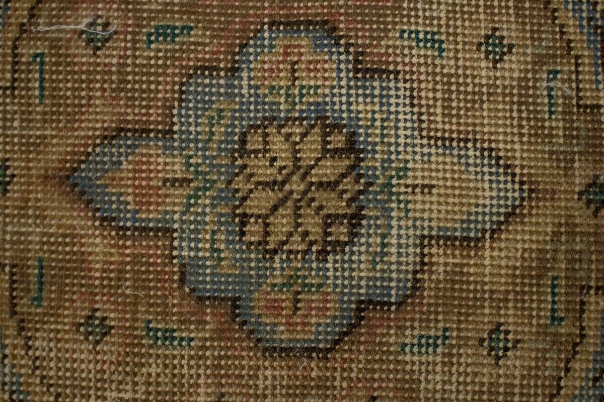Antique Vintage Oriental Rug Peach Muted
