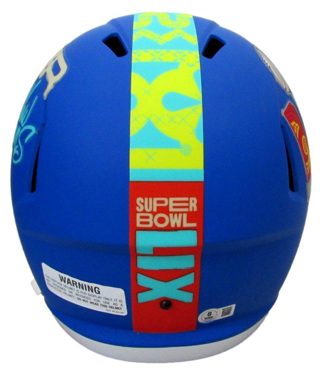 A.J. Brown Signed Full Size Replica Sb Lix Blue
