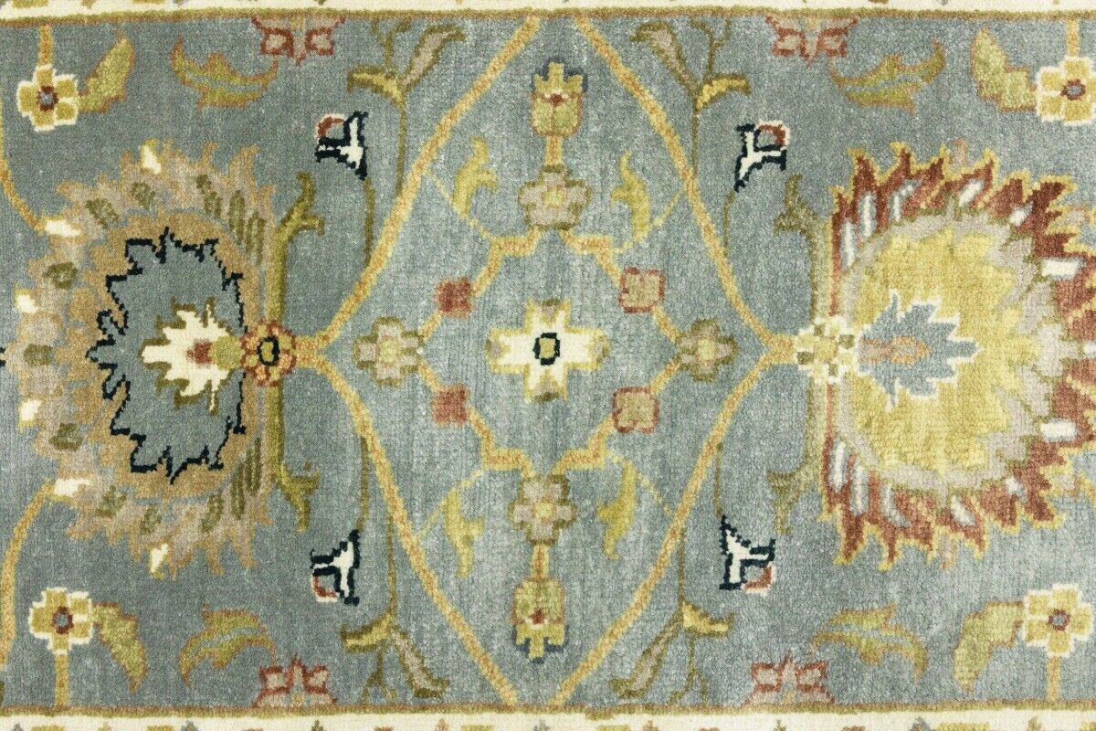 Muted Floral Peshawar Osh Chobi Runner Rug
