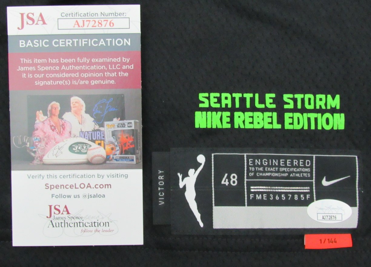 Sue Bird Autographed/Inscr Goat Nike Basketball