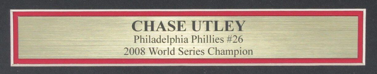 Chase Utley Autographed 11X14 Photo Philadelphia