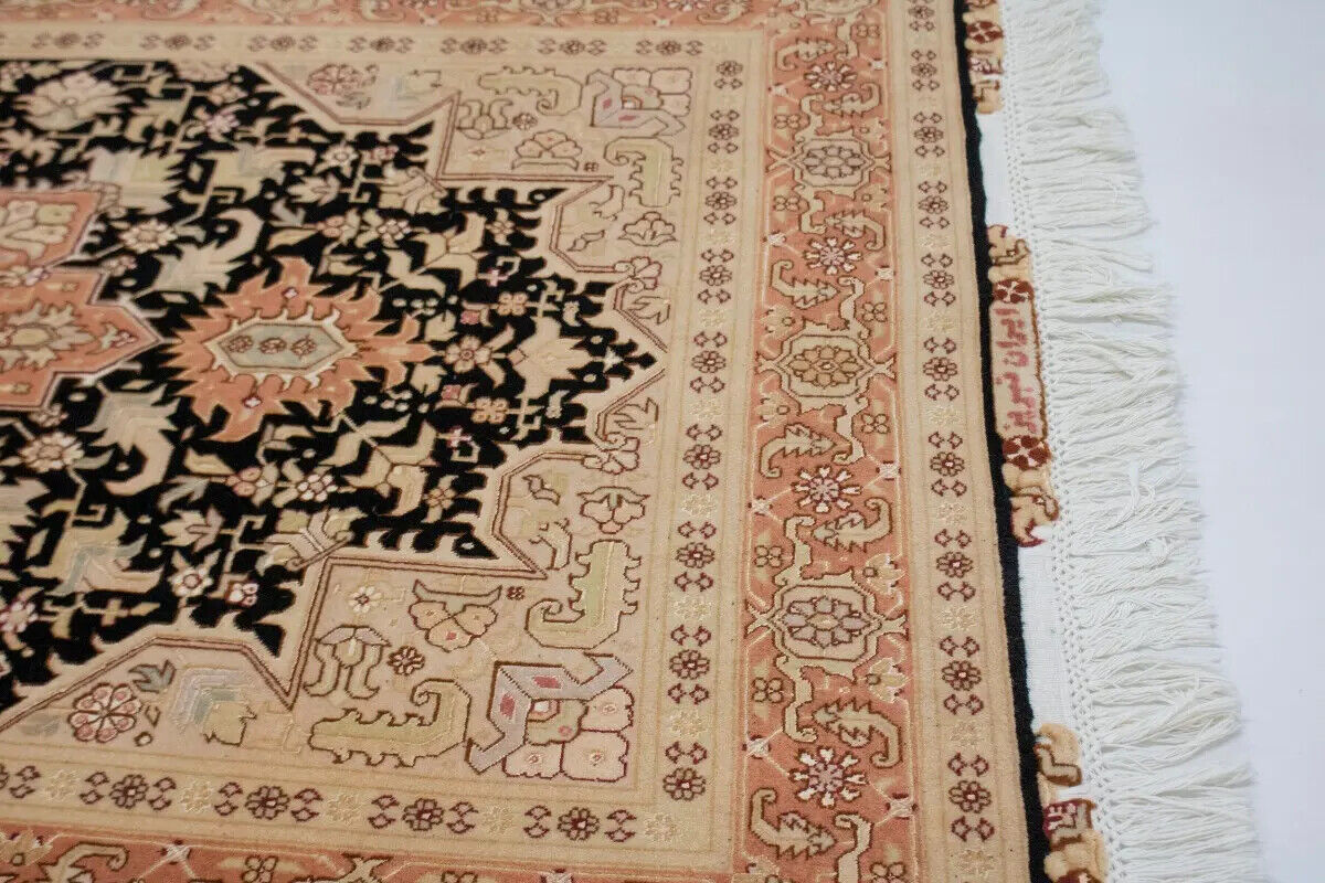 Handmade Signed Oriental Rug Classic Floral Kork