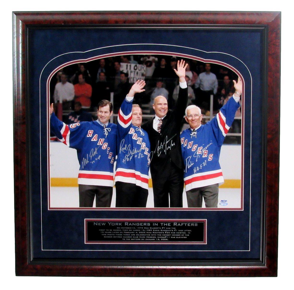 Rangers Framed Photo Retired Numbers Richter