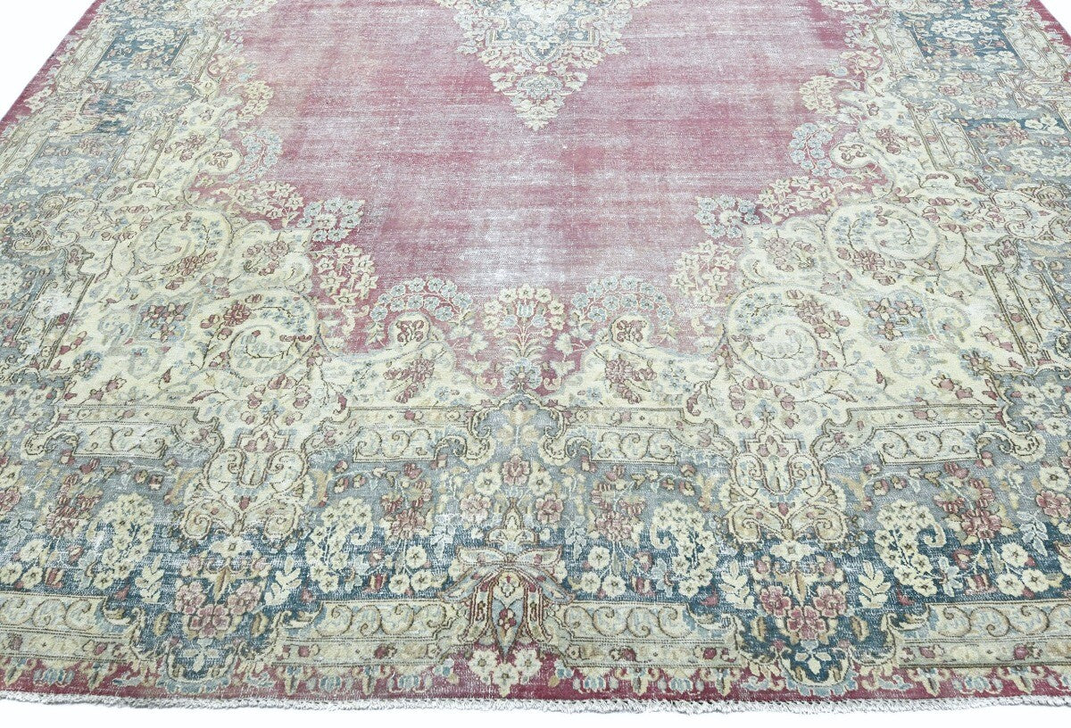 10X13 Ft Handmade Antique Distressed Oriental Rug
