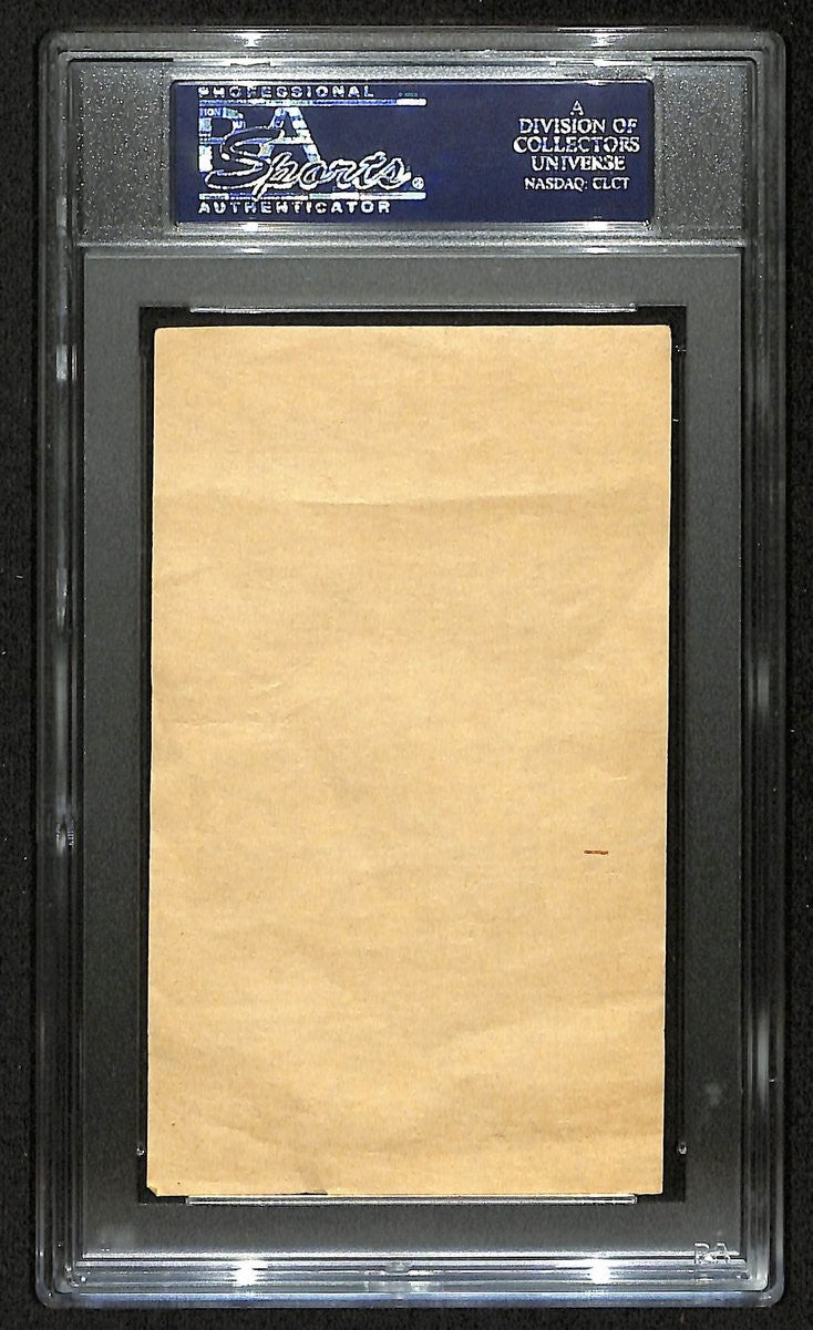 Bob Moose Signed/Autographed 3X5 Cut 1971 Pirates D. 1976 Psa/Dna 201303