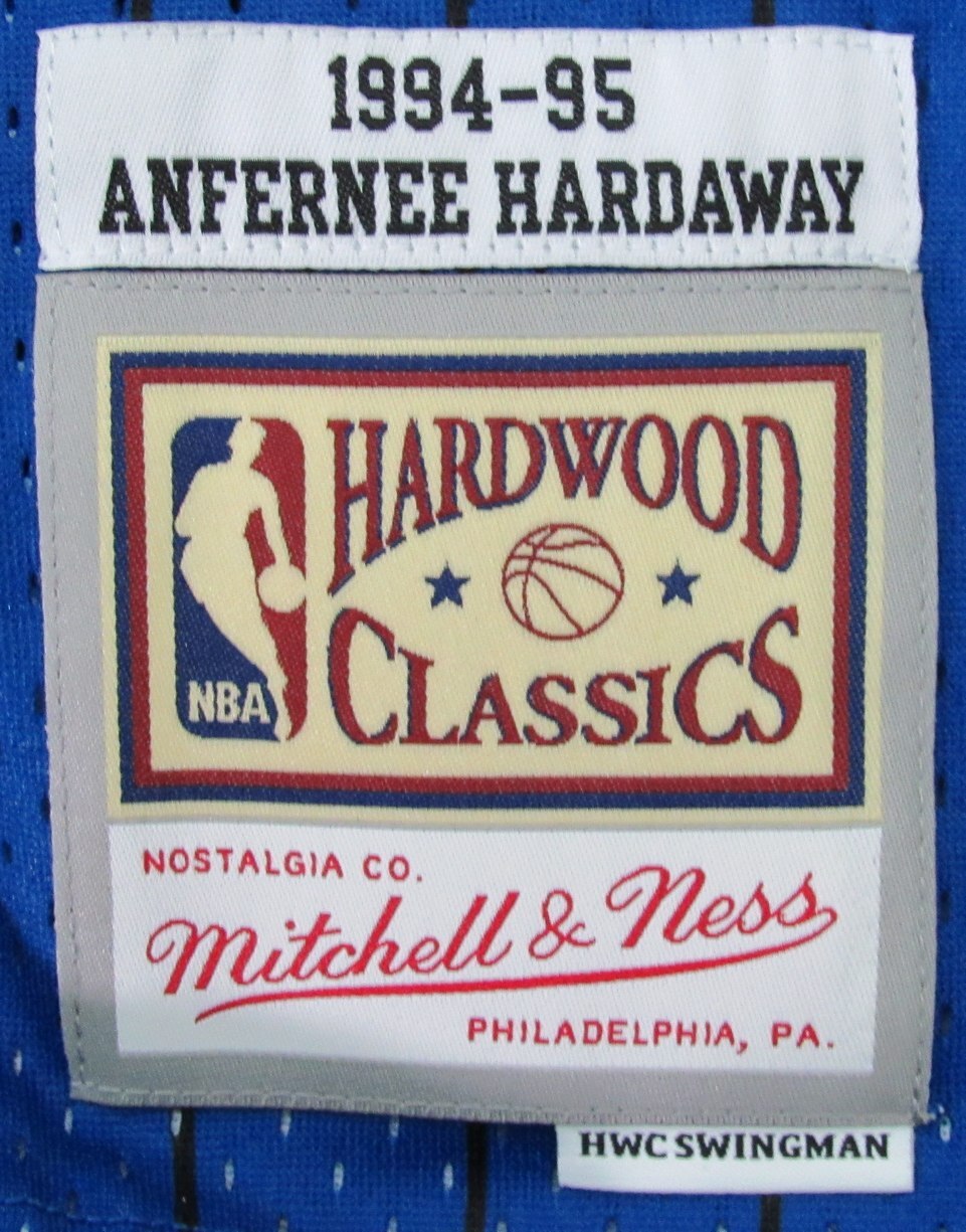 Anfernee Hardaway Autographed Blue Mitchell &