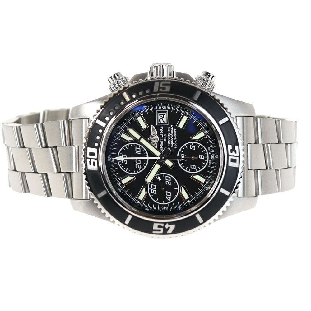 Breitling Superocean Chronograph A13341 Black Men'S Used Watch #51120