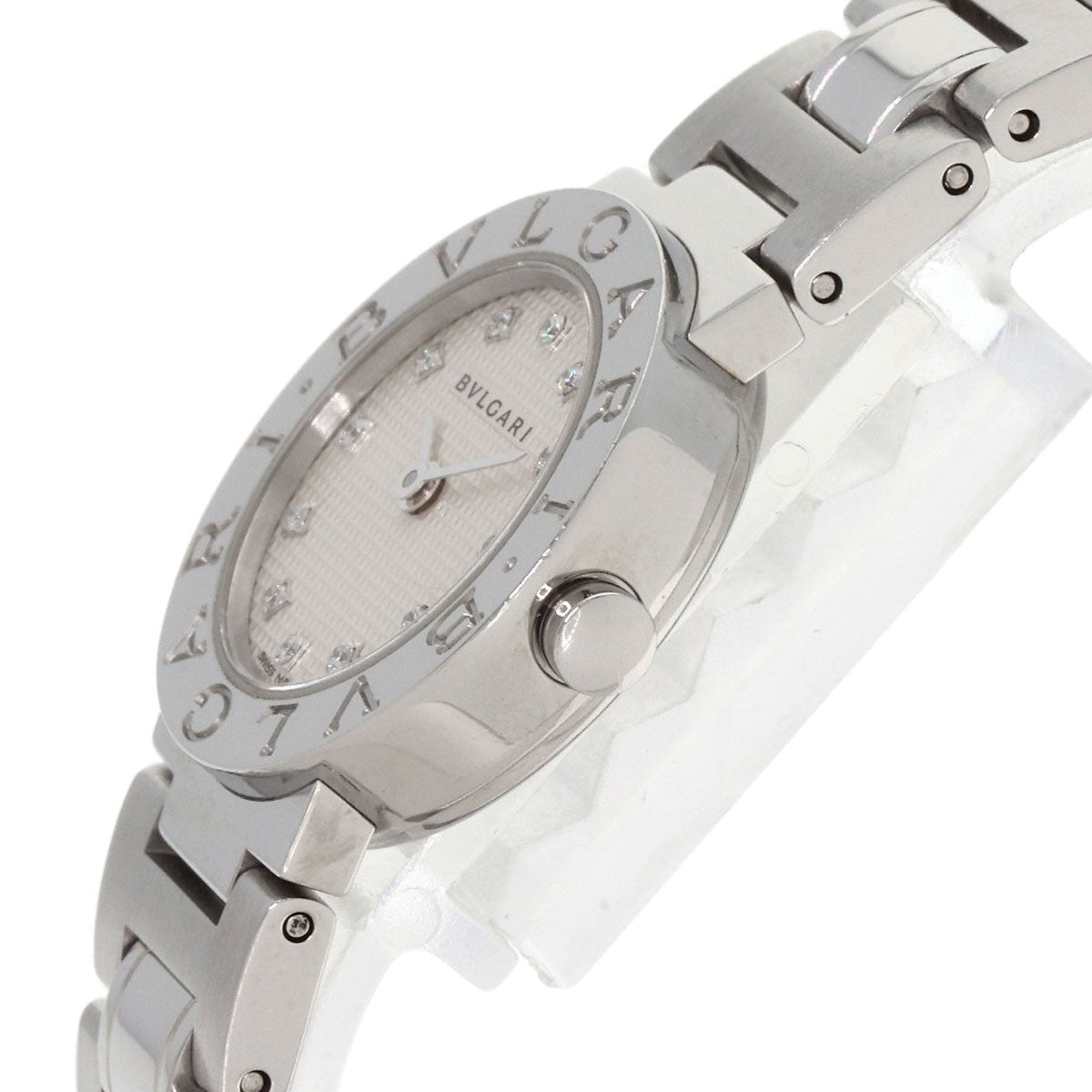 Bvlgari Bvlgari Bvlgari 12P Diamond Watches Bb23Ss Stainless Steel/Stainless...