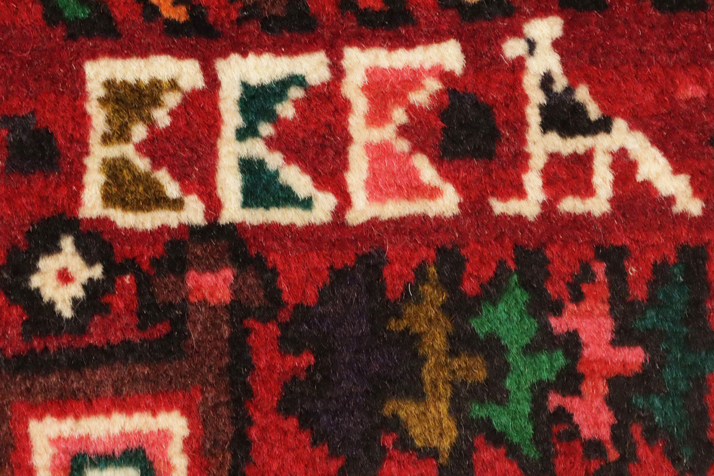 4'6X10 Ft Handmade Tribal Runner Rug Reindeer