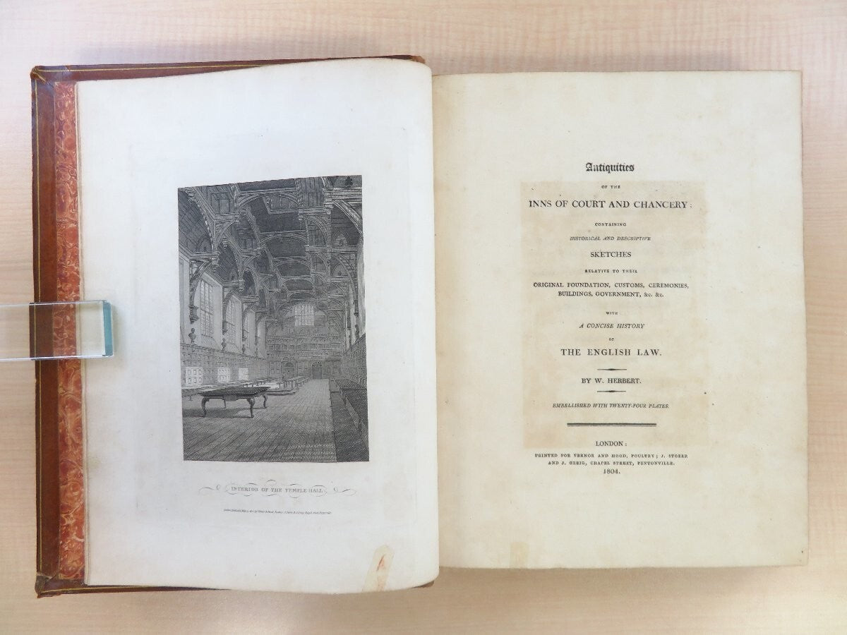 William Herbert: Antiquities Of The Inns Of Court