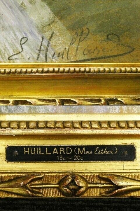 Esther Huillard (France 19C) Original Pastel