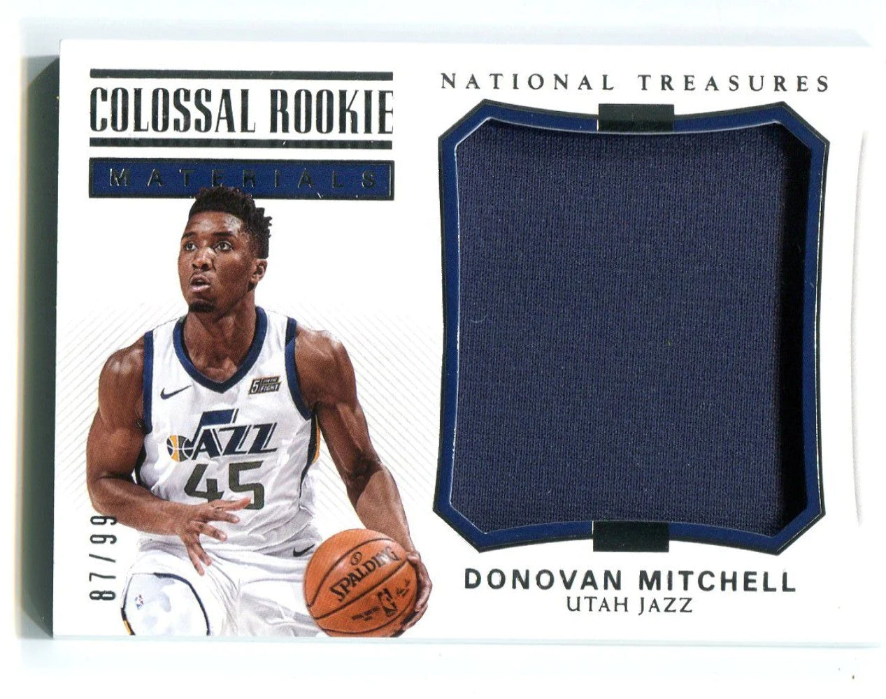 Donovan Mitchell 2017-18 Panini National Treasures Materials #Crm2 87/99 Card