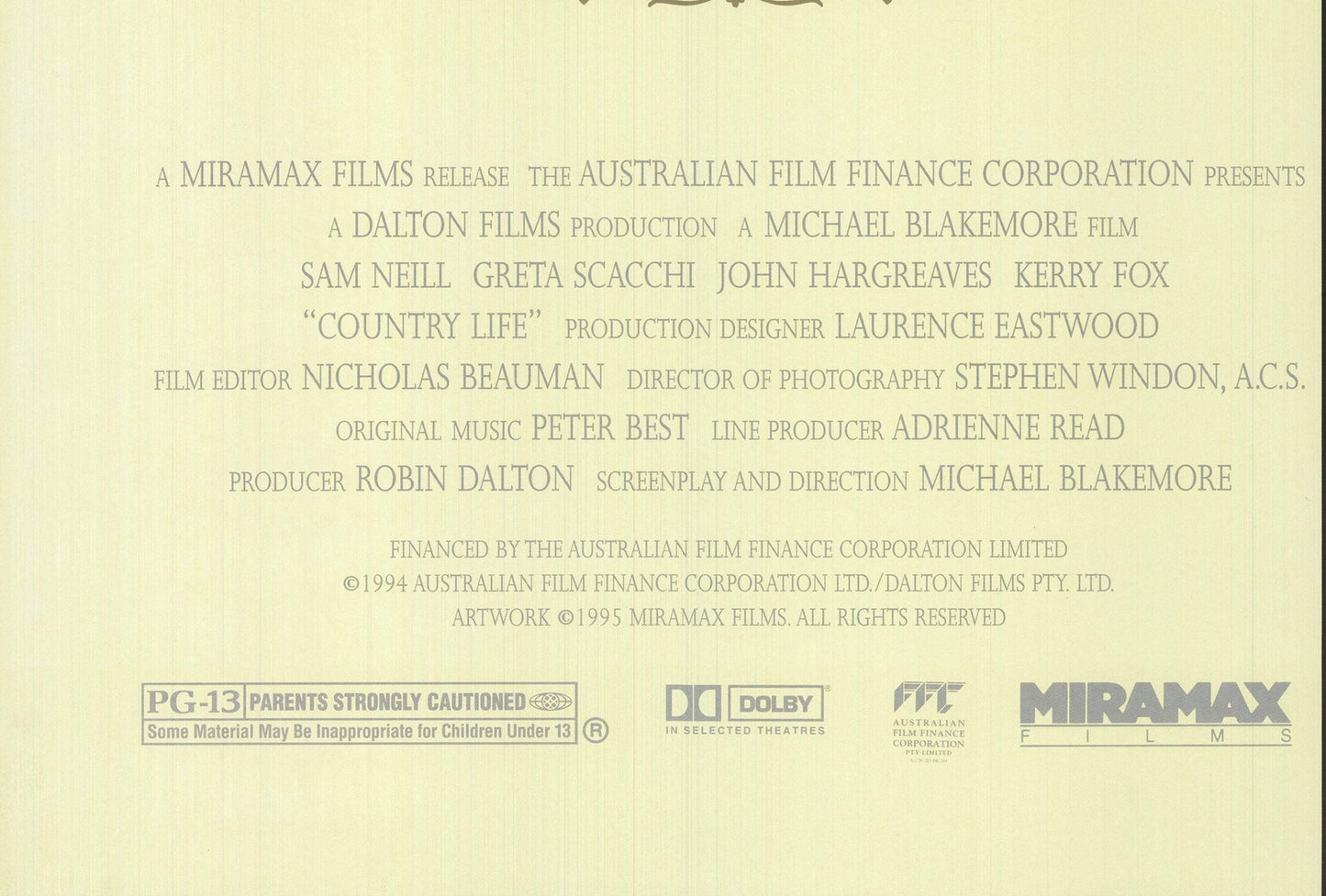 Artist Unknown Country Life " Offset Lithograph