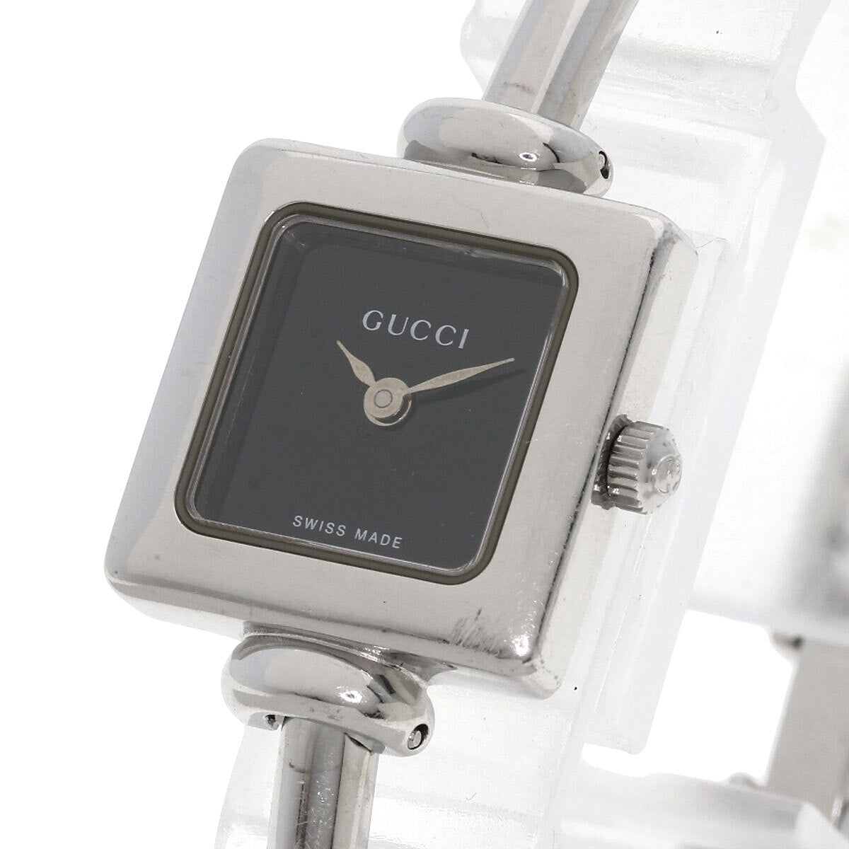 Gucci Square Face Watches 1900L Stainless Steel/Stainless Steel Ladies