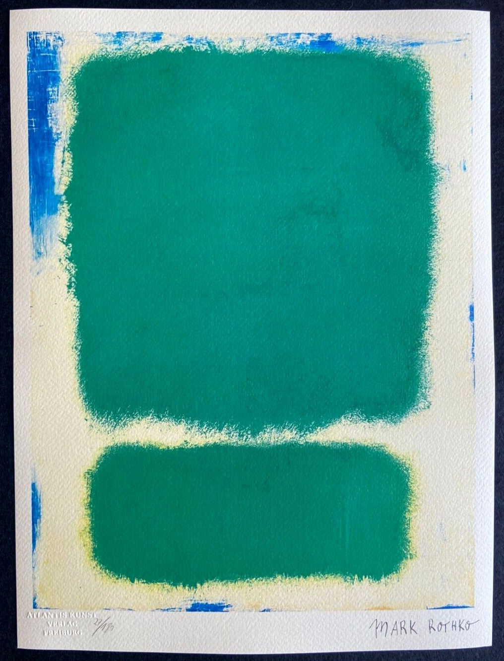 Mark Rothko Lithograph Coa Signed Op Numbered