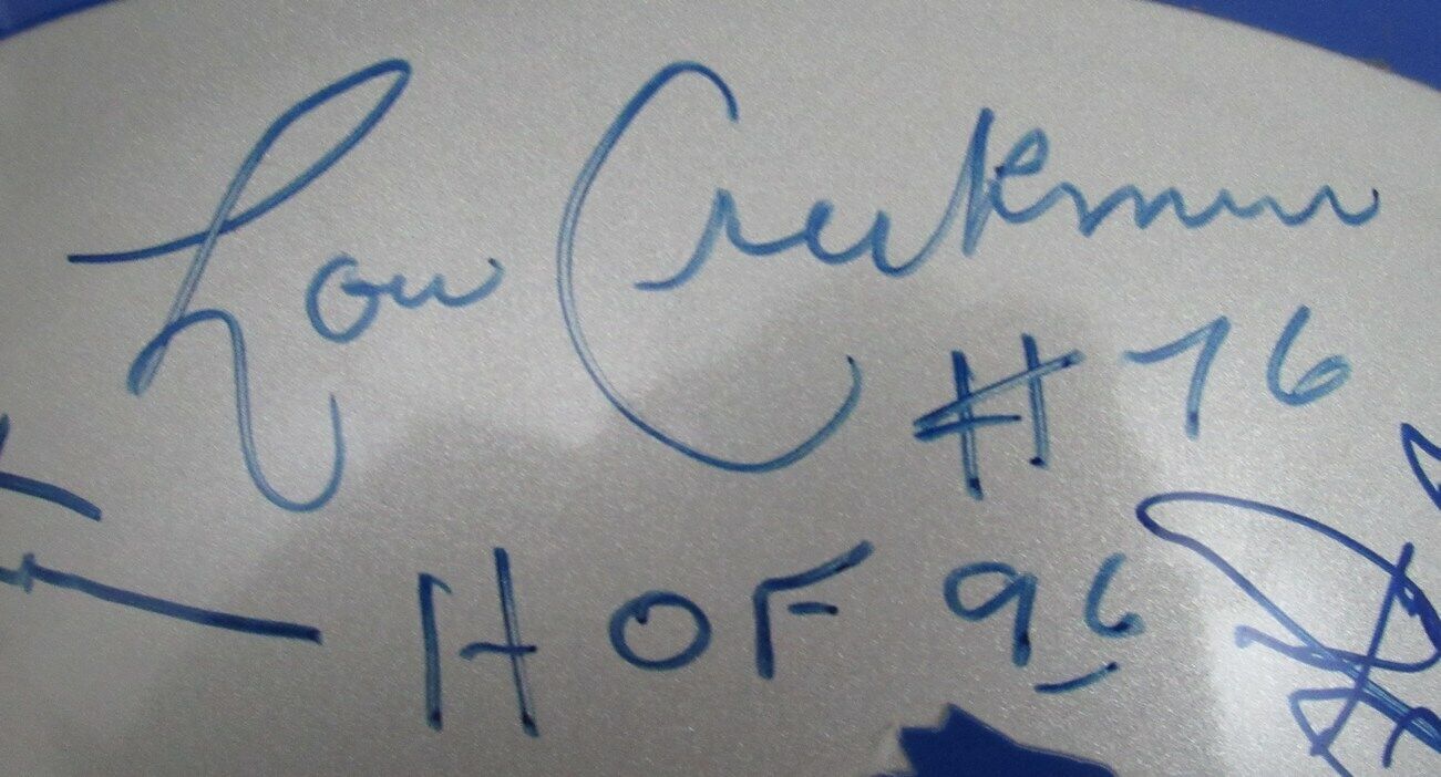 Detroit Lions Hof'Ers Multi-Signed/Inscr Full