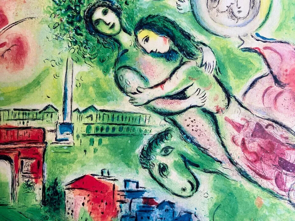 Marc Chagall Lithograph Coa Numbered Limited