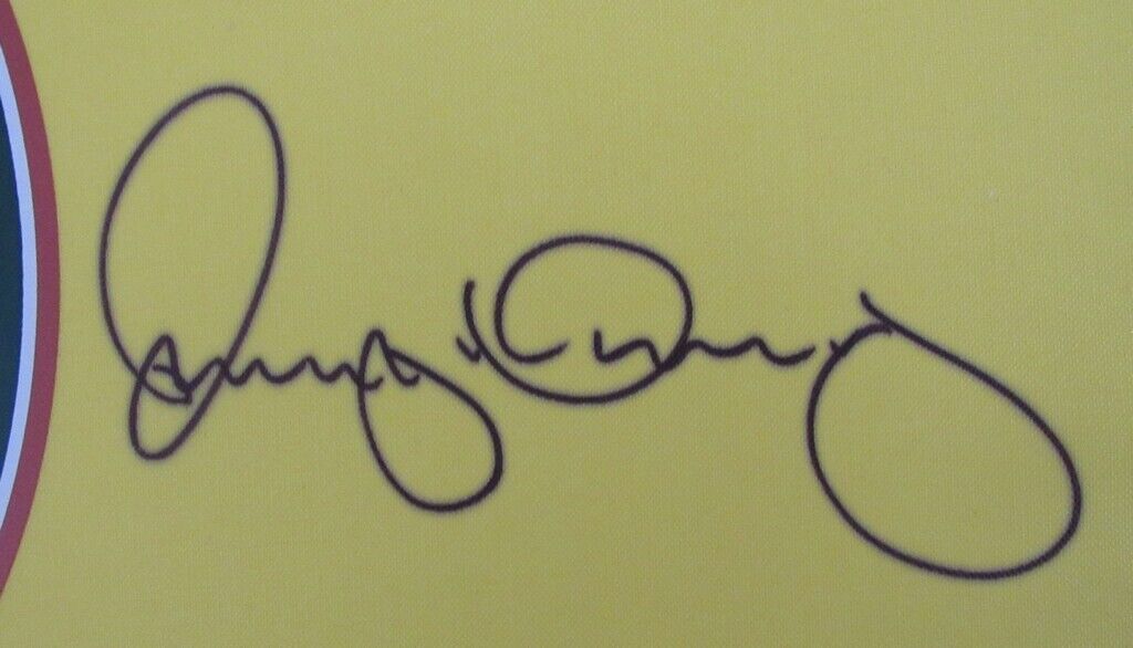 Rory Mcilroy Autographed/Signed Official Pin Flag