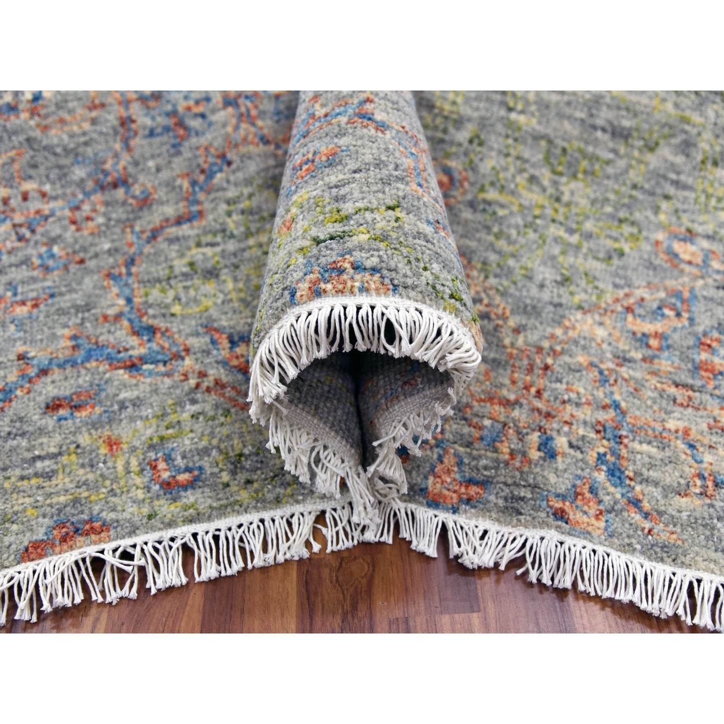 12'X15'2" Oversize Wool Obscured And Subtle Collection Oriental Rug