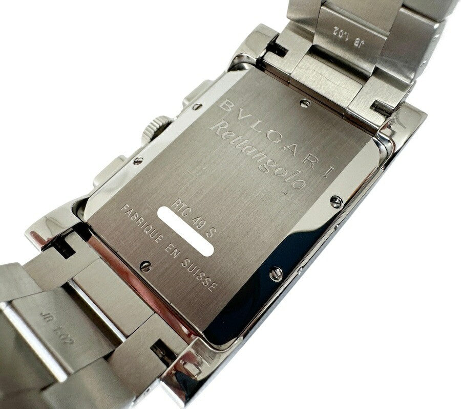 Bvlgari Rettangolo Rtc49S Chronograph Quartz