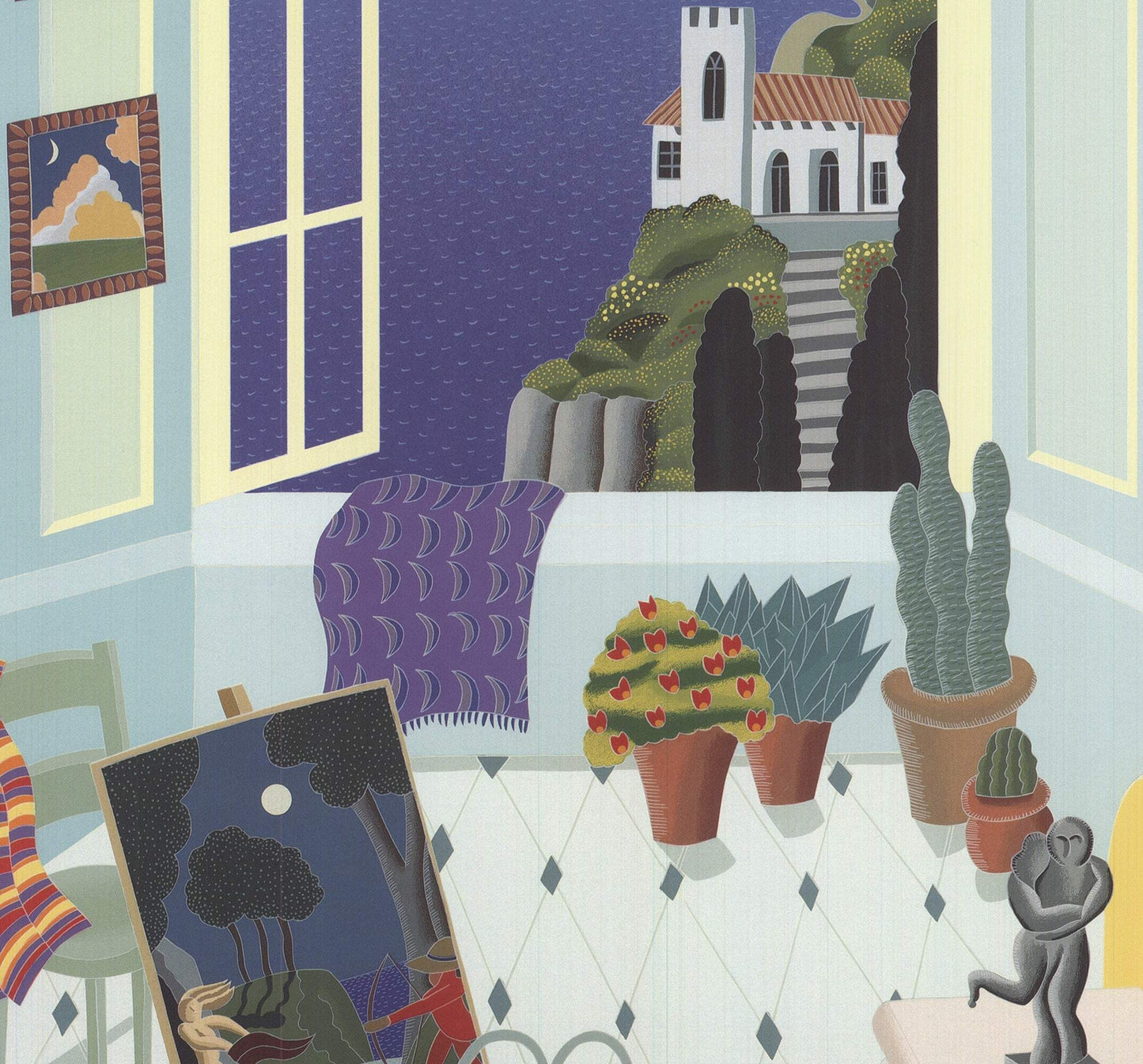 Thomas Mcknight Green Studio " Offset Lithograph