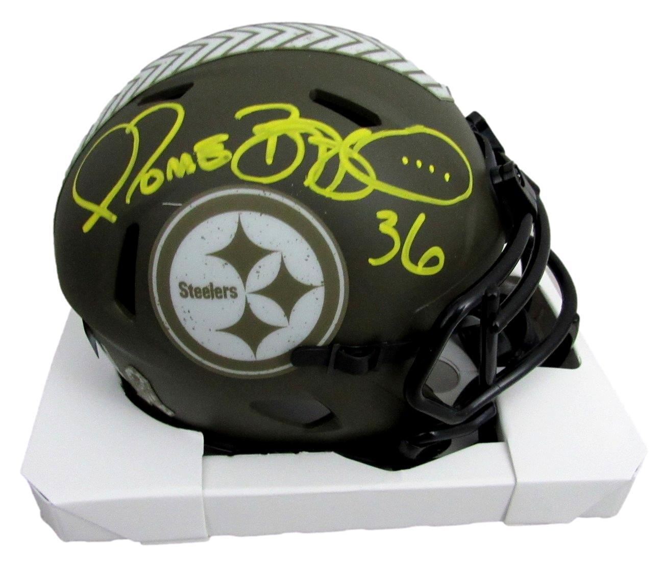 Jerome Bettis Hof Autographed Mini Salute To